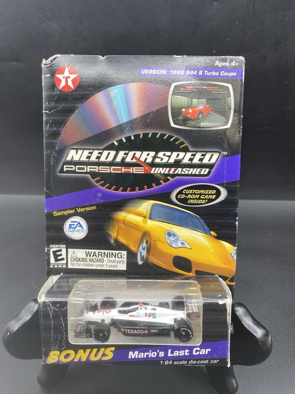 NEED FOR SPEED Porsche Unleashed W/ #6 Texaco Mario's Last Car EA Games CD ROM
